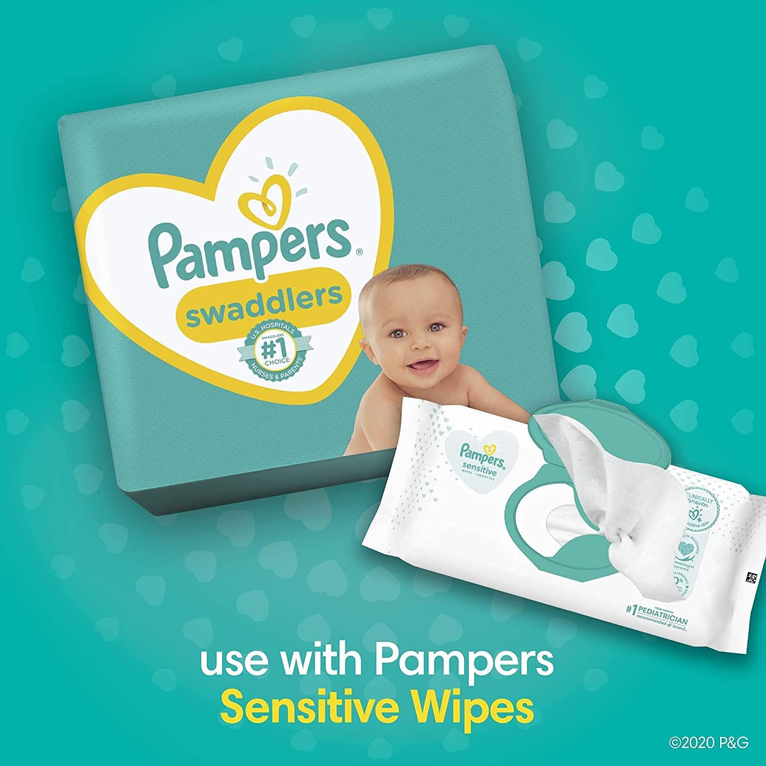 Pampers Swaddlers Newborn Diaper Size 1 96 Count - Image 10